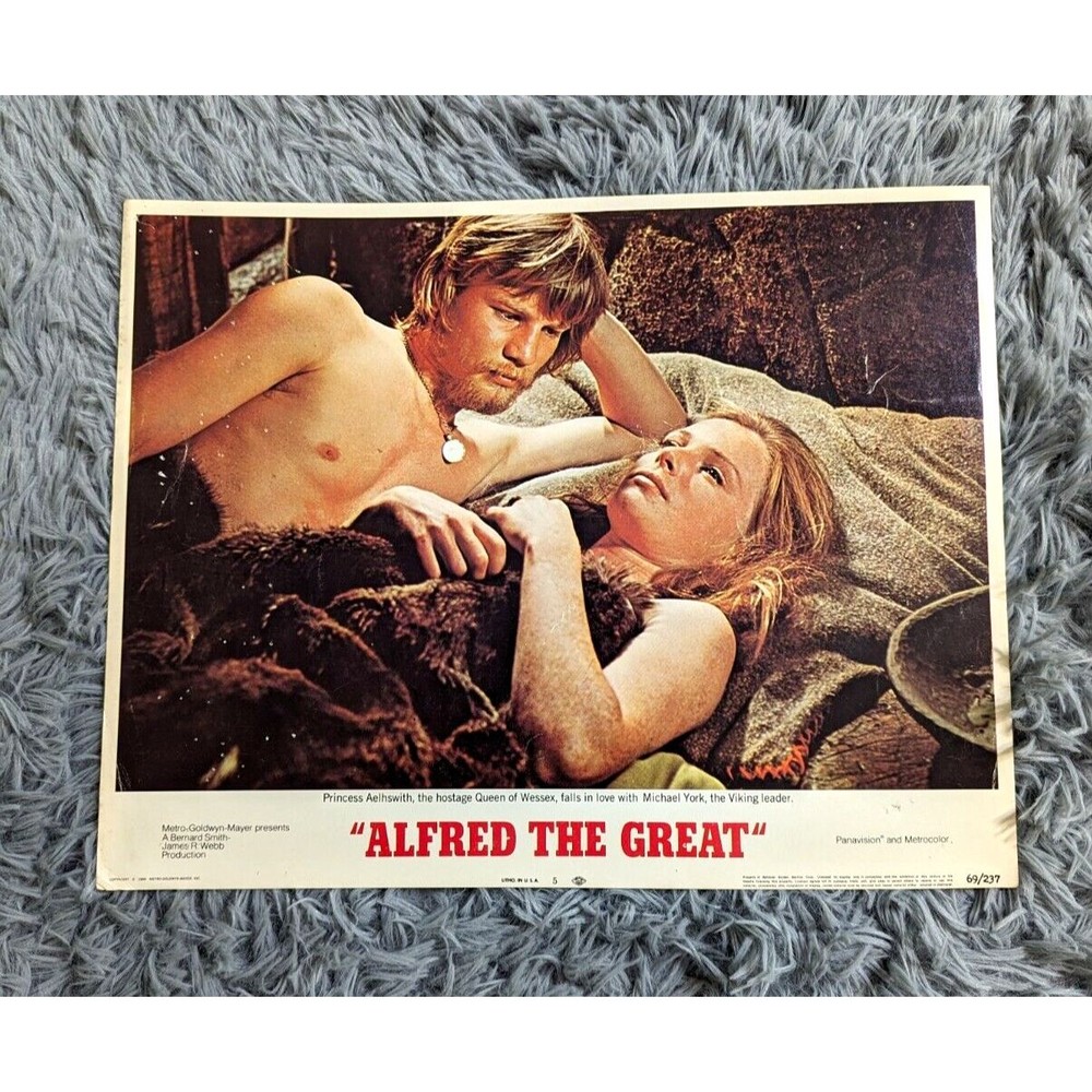 Alfred‎ The Great 1969 Lobby Card Movie Poster British UK Epic Film Michael York